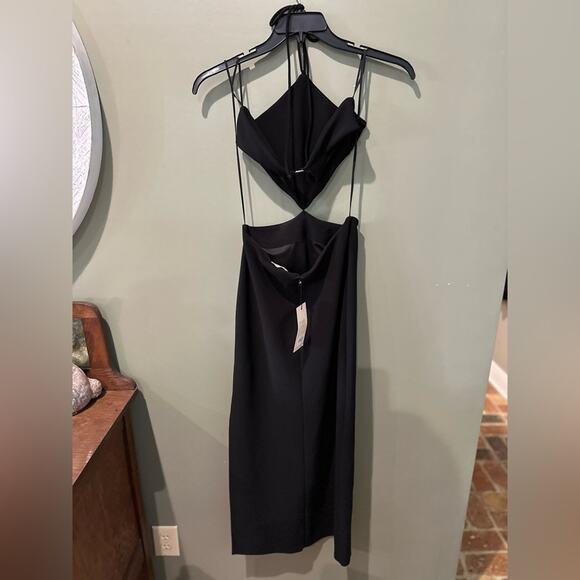 Bec & Bridge Iris Cut-Out Halter A-Line Midi-Dress - Picture 9 of 10